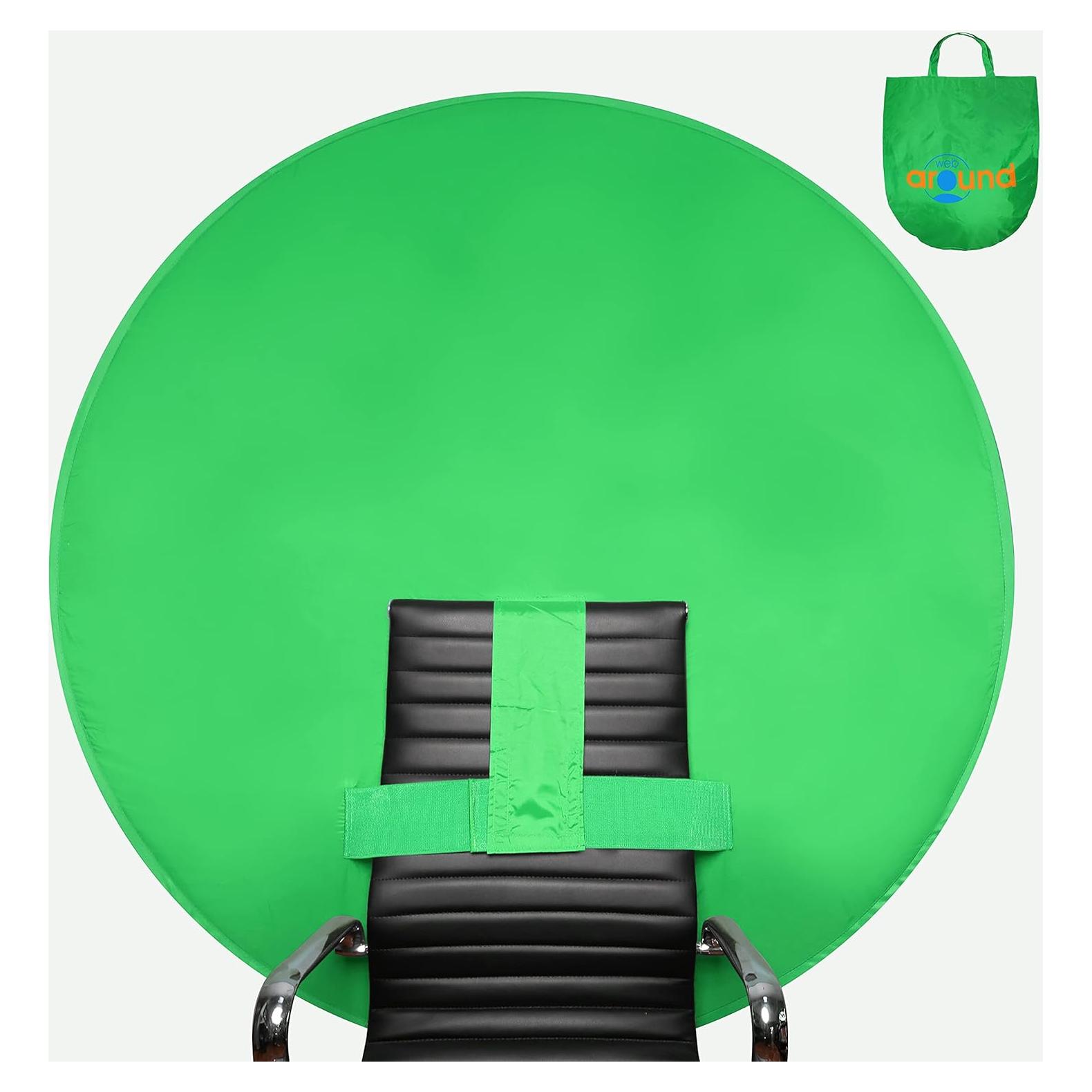 Fondo de Webcam Plegable Webaround Verde Chroma-Key 142 cm