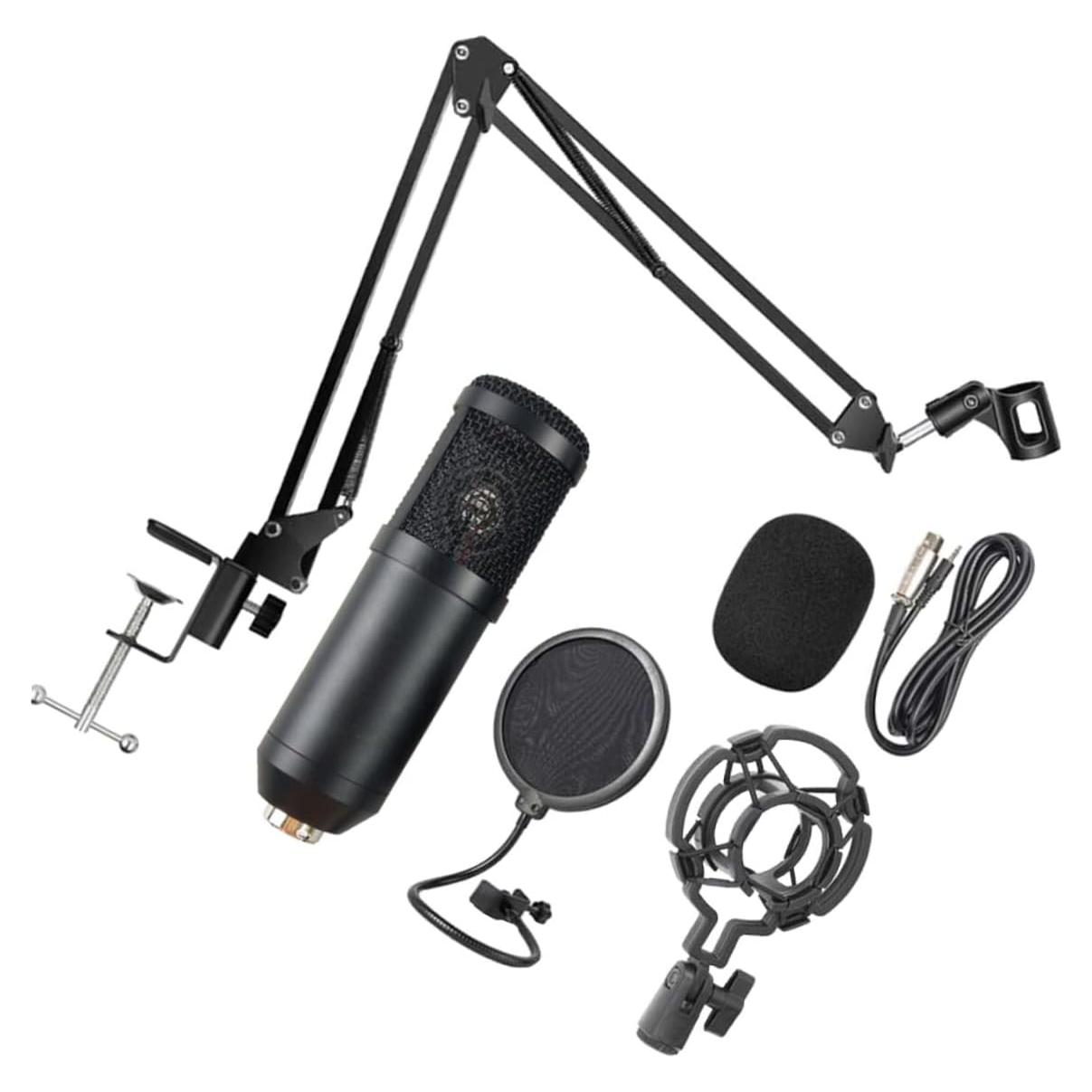 Micrófono USB Portátil Cardioide Abaodam para Streaming y Podcasting