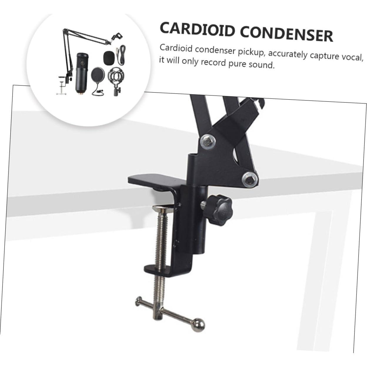 Micrófono USB Portátil Cardioide Abaodam para Streaming y Podcasting
