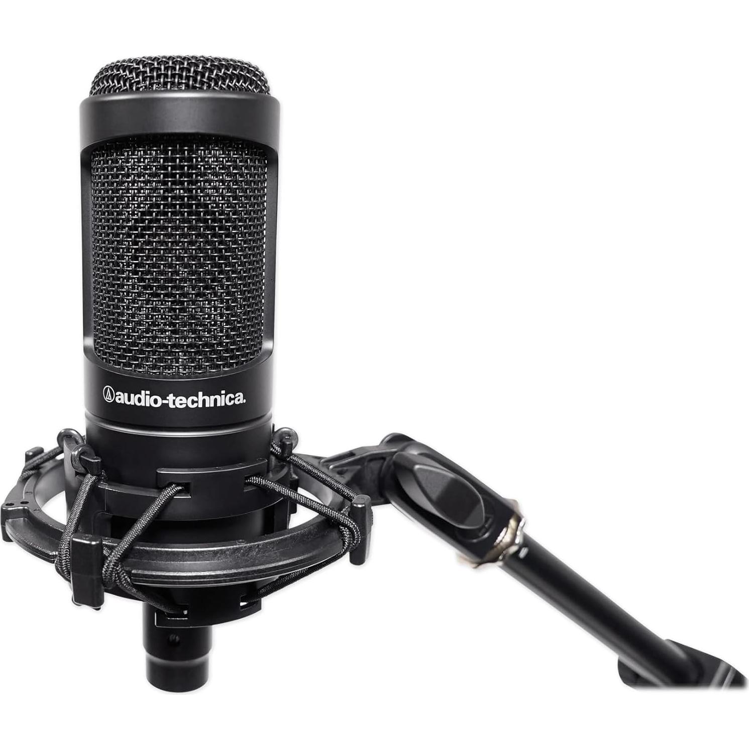 Micrófono de Condensador Audio Technica AT2050 + Brazo Soporte