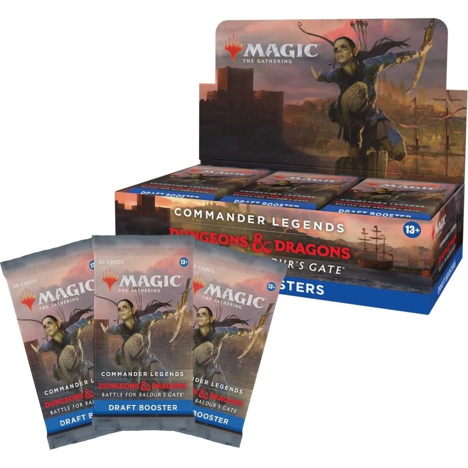 Commander Legends: Battle for Baldur’s Gate Draft Booster Box | 24 Packs (480 Magic Cards)