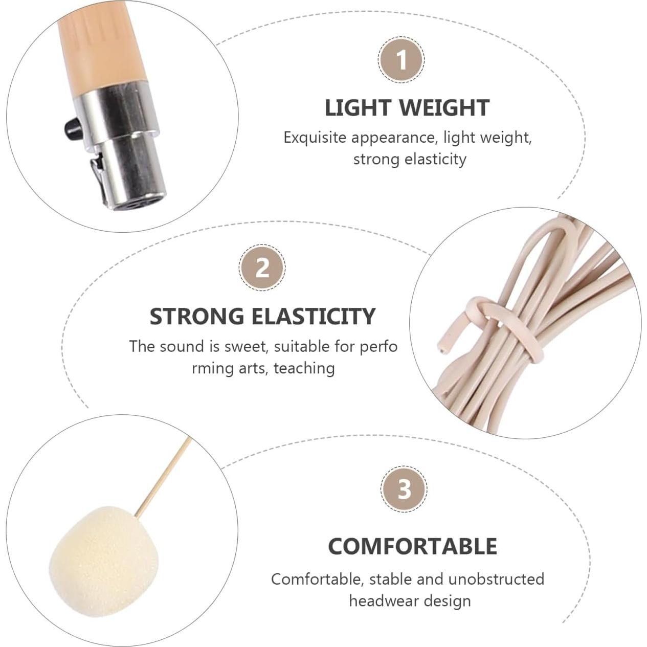 Micrófono Auricular FAVOMOTO USB 2PCS Flexible para PC