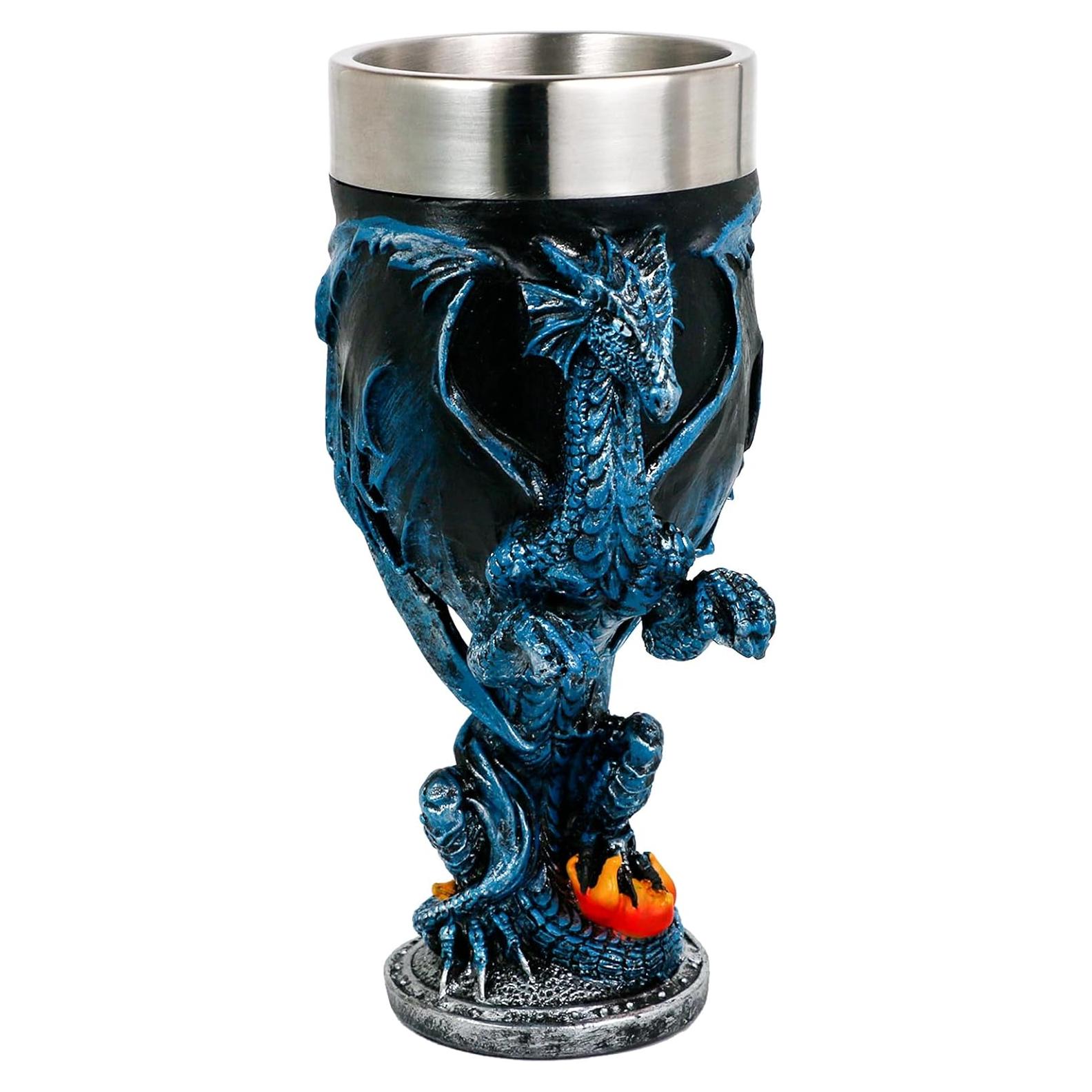 Cáliz de Dragón Azul Alikiki - 207 ml Acero Inoxidable