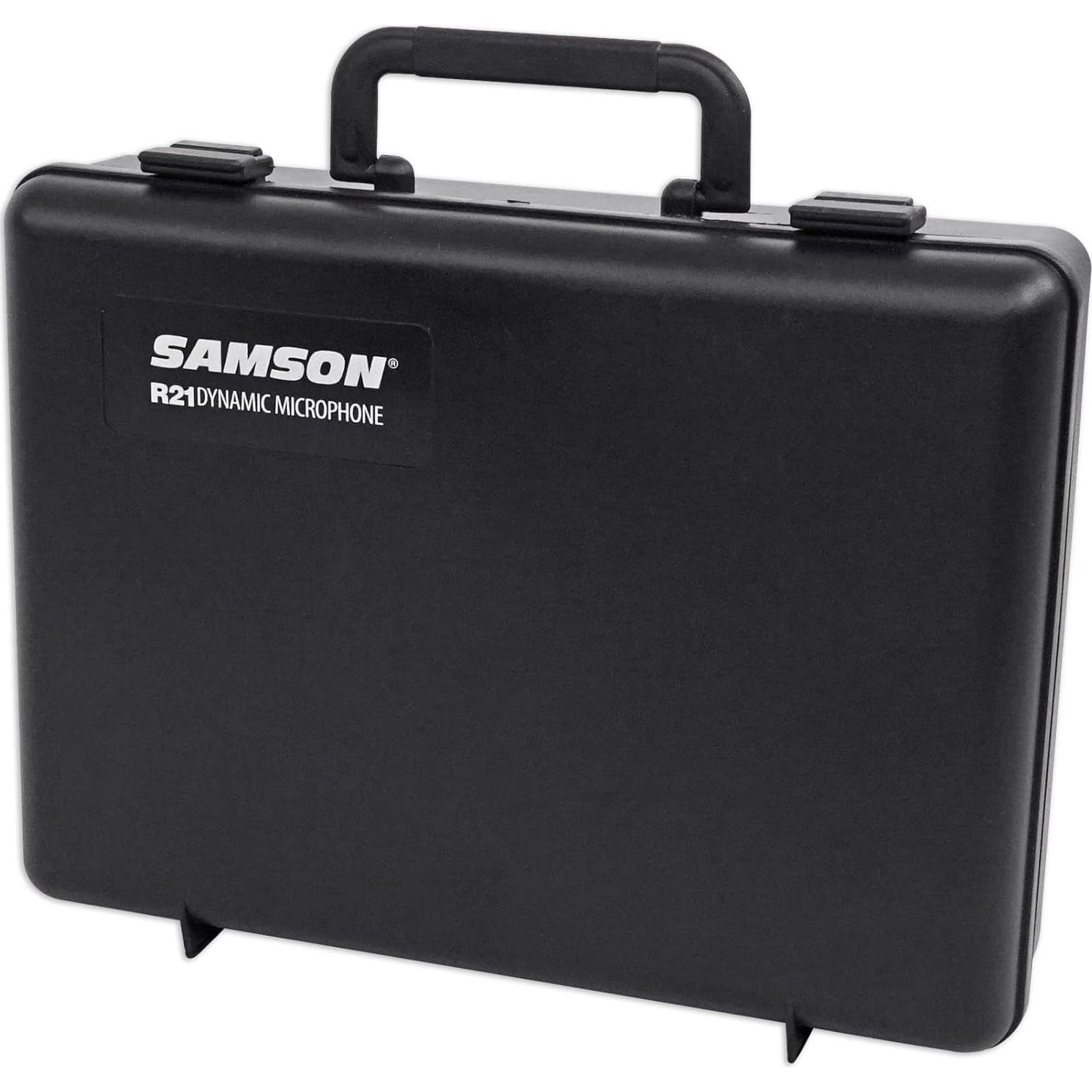 Micrófono Dinámico Samson R21 - Paquete de 3 con Estuche