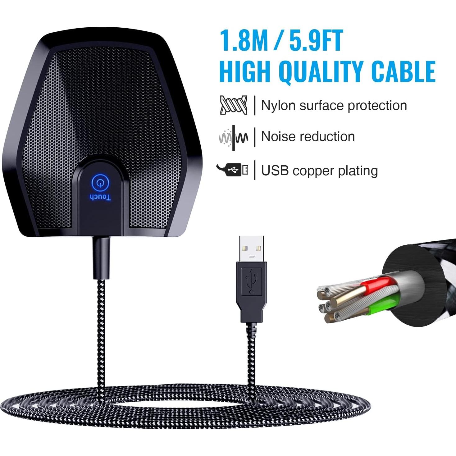 Micrófono USB de Conferencia TONOR G11 Omnidireccional 3.5m