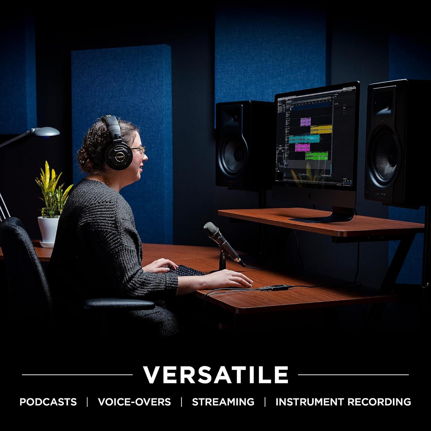 Micrófono de Condensador USB Marantz M4U con Soporte y Cable