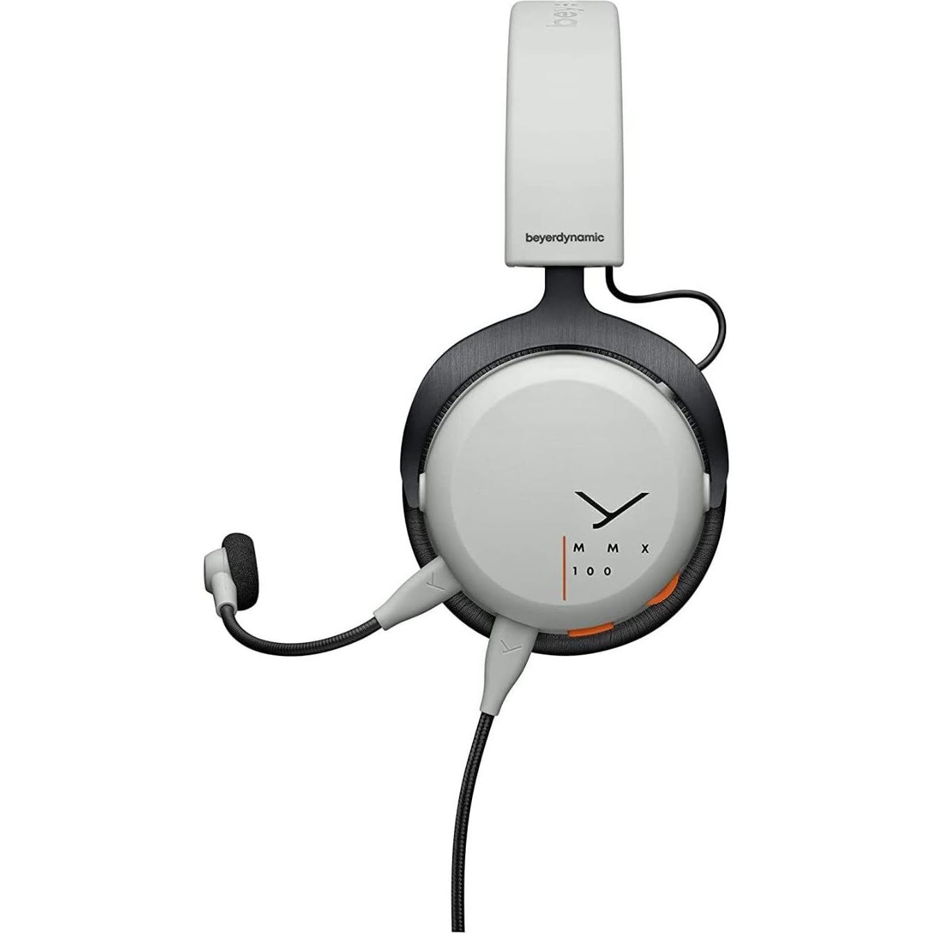 beyerdynamic MMX 100 Closed-Back Over-Ear Gaming Headset with META Voice Microphone and Excellent Sound for All Gaming Devices (Renewed)