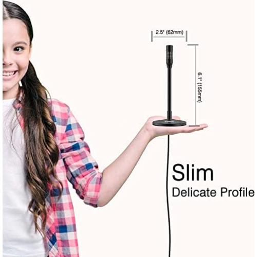 Micrófono USB FIFINE K050 Mini de Escritorio Ajustable Negro