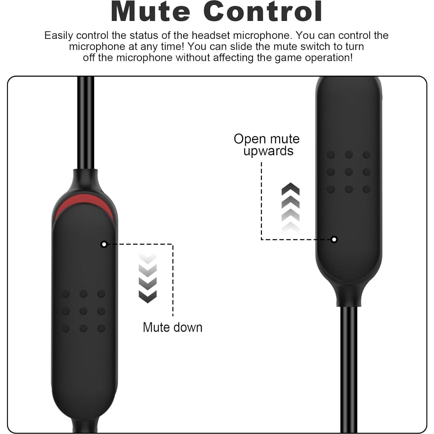 Cable de Audio con Micrófono Boom Desmontable Toeasor para Bose QC35