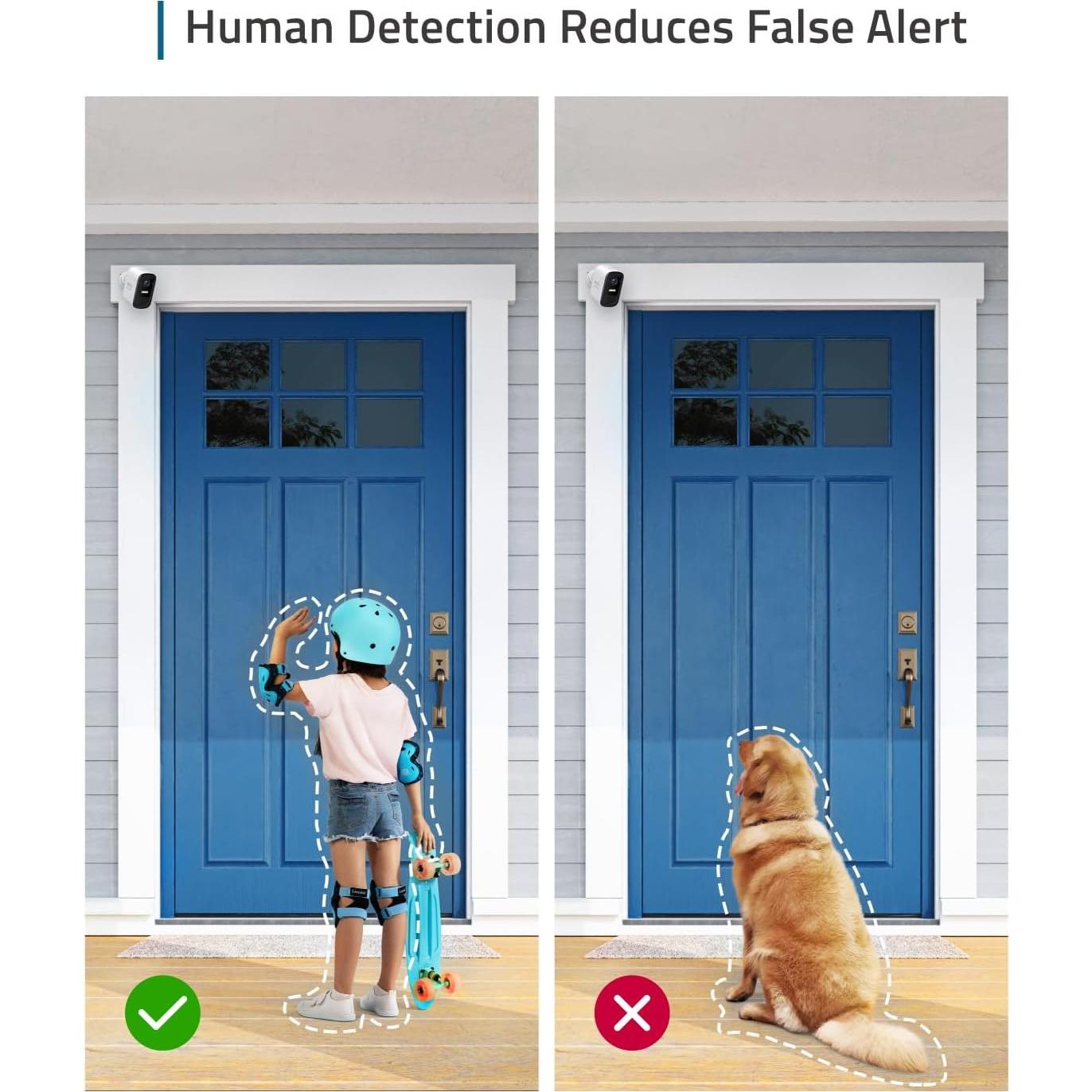 eufy Security eufyCam 2C add on Security Cameras Wireless Outdoor with Solar Panel 2W, Cameras for Home Security, Requires HomeBase 2, HomeKit Compatibility, No Monthly Fee, Motion Alert (Renewed)