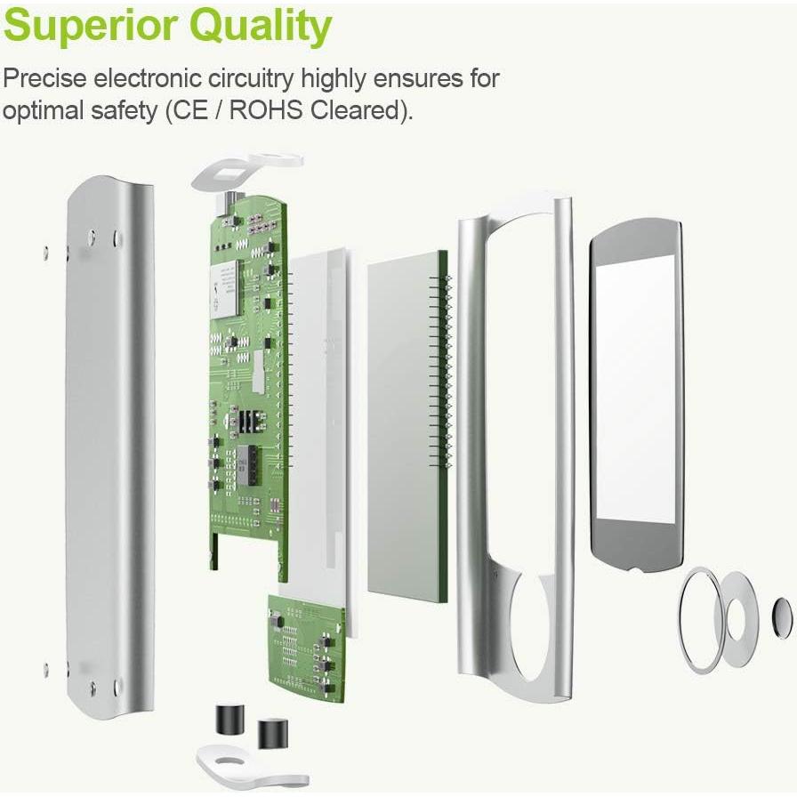 AUVON Estimulador Muscular TENS 24 Modos 8 Almohadillas