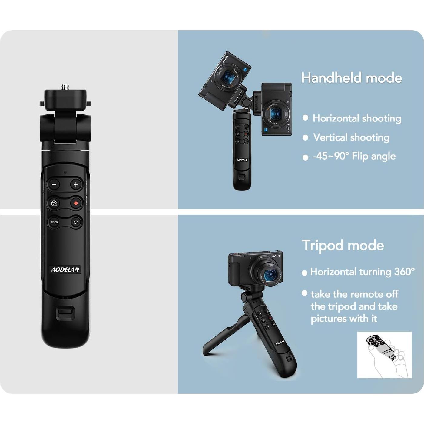 Trípode Inalámbrico AODELAN TG-1 con Control Remoto para Sony