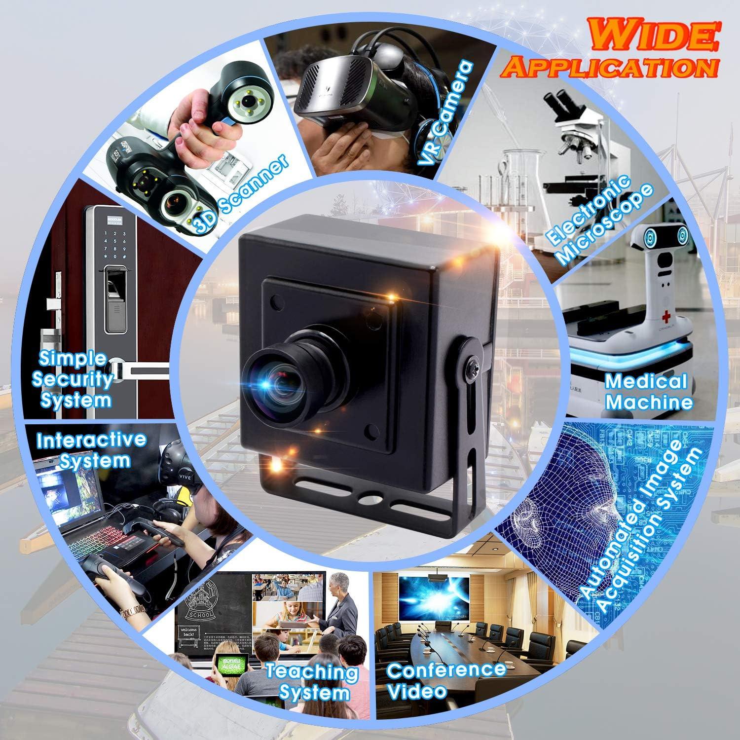 Webcam Hotpet 13MP HD USB con Lente Sin Distorsión 4K