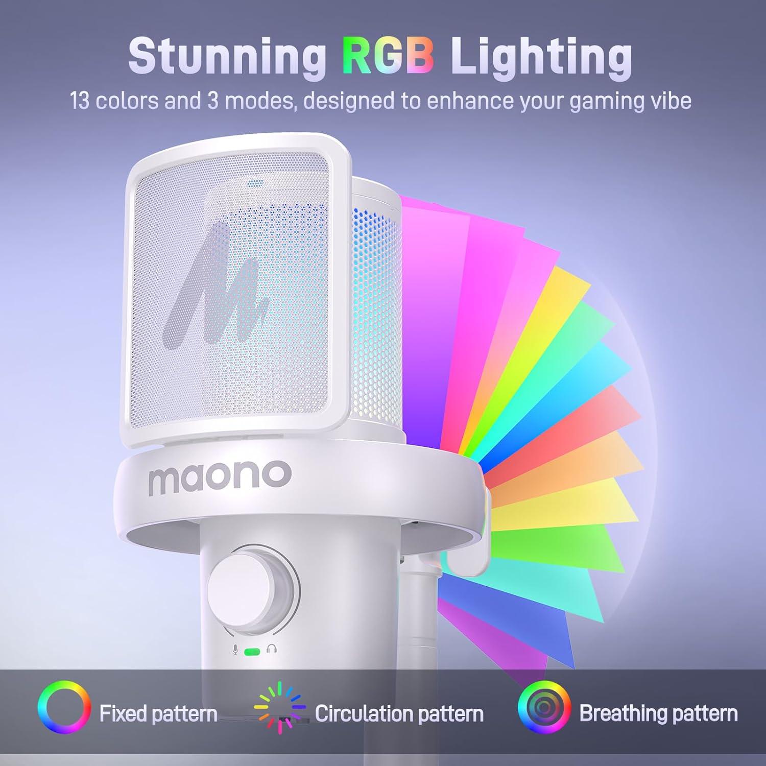 Micrófono Inalámbrico Maono DM40 USB con Cancelación de Ruido