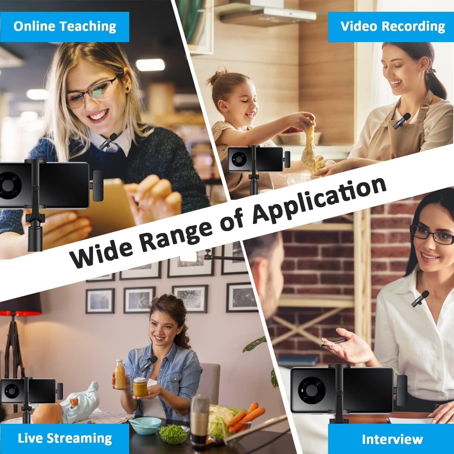 Micrófono Lavalier Inalámbrico MAYBESTA WM150 USB-C para iPhone 15