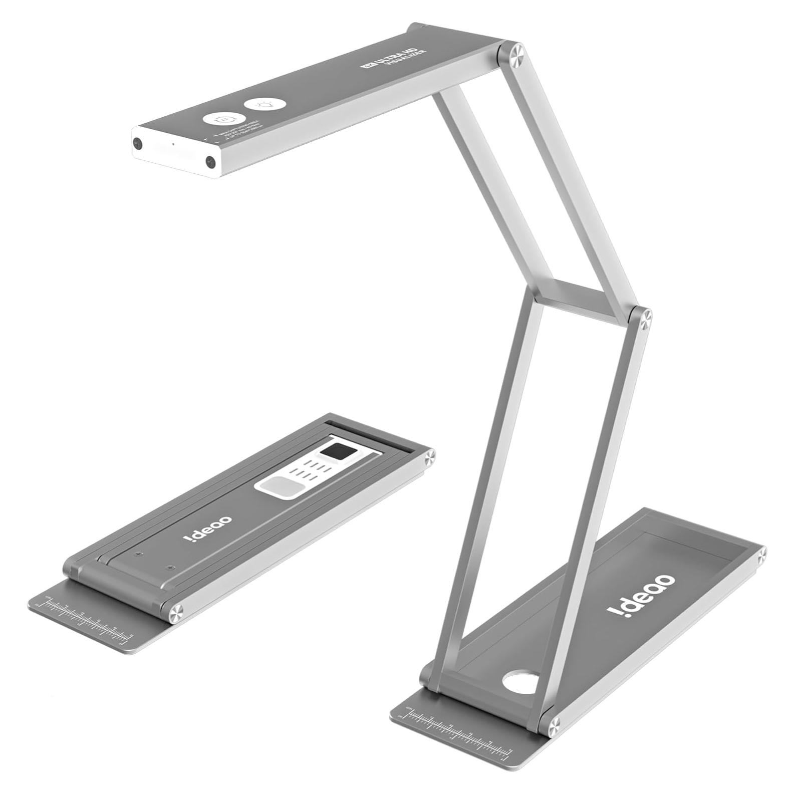 Cámara de Documentos Ideao DC400 4K 13MP USB, Webcam 3-en-1