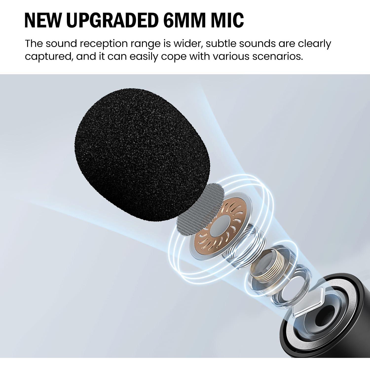 Micrófono Lavalier Inalámbrico MULBEVD L3 con Cancelación de Ruido