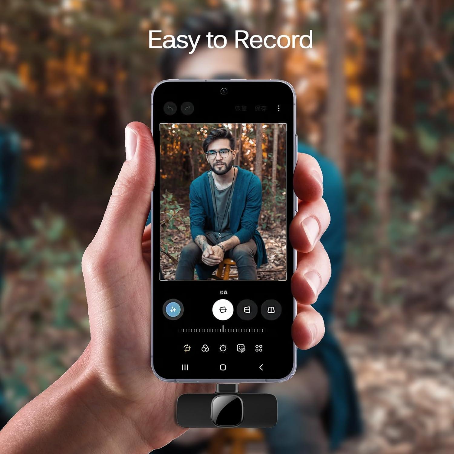 Micrófono Lavalier Inalámbrico Dual Labstandard para iPhone y iPad