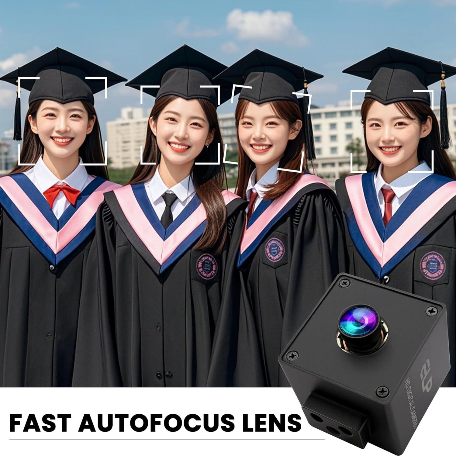 Cámara USB ELP 12MP Autofoco 1080P 120fps Mini UVC