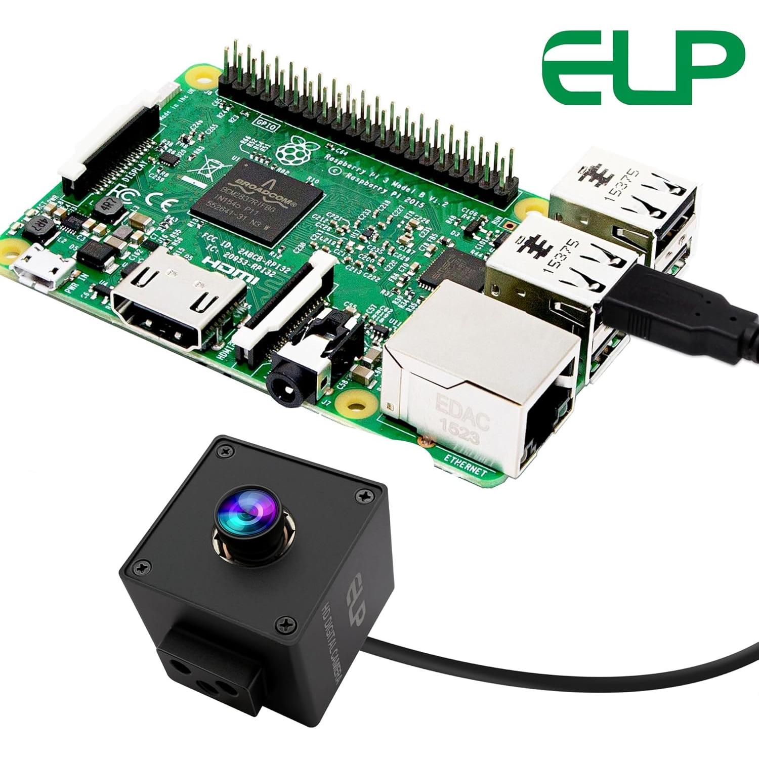 Cámara USB ELP 12MP Autofoco 1080P 120fps Mini UVC