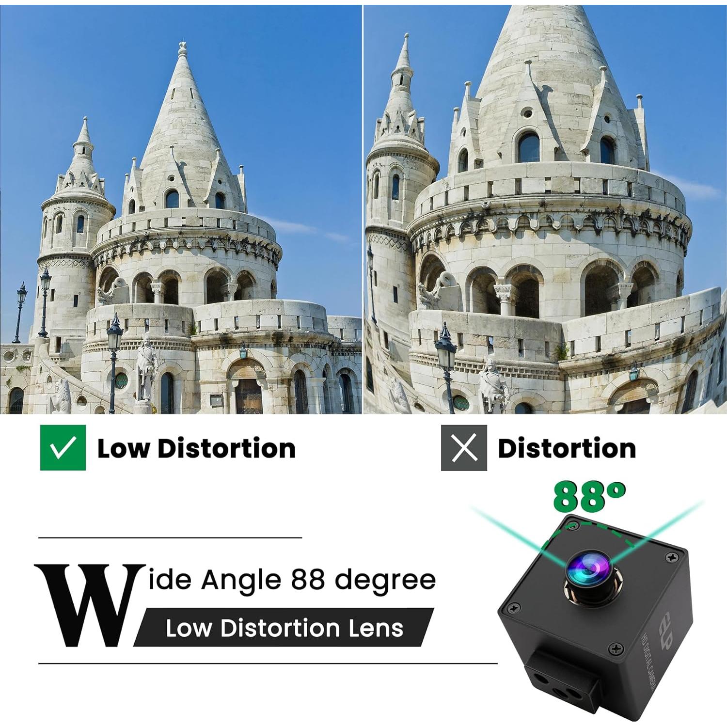 Cámara USB ELP 12MP Autofoco 1080P 120fps Mini UVC