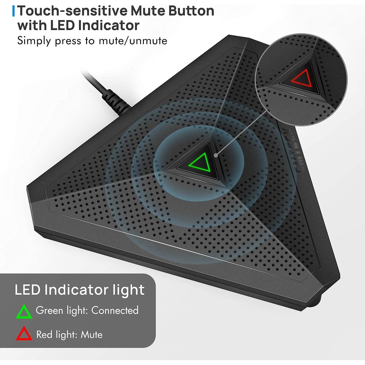 Micrófono USB CMTECK CM001 Omnidireccional para Conferencias