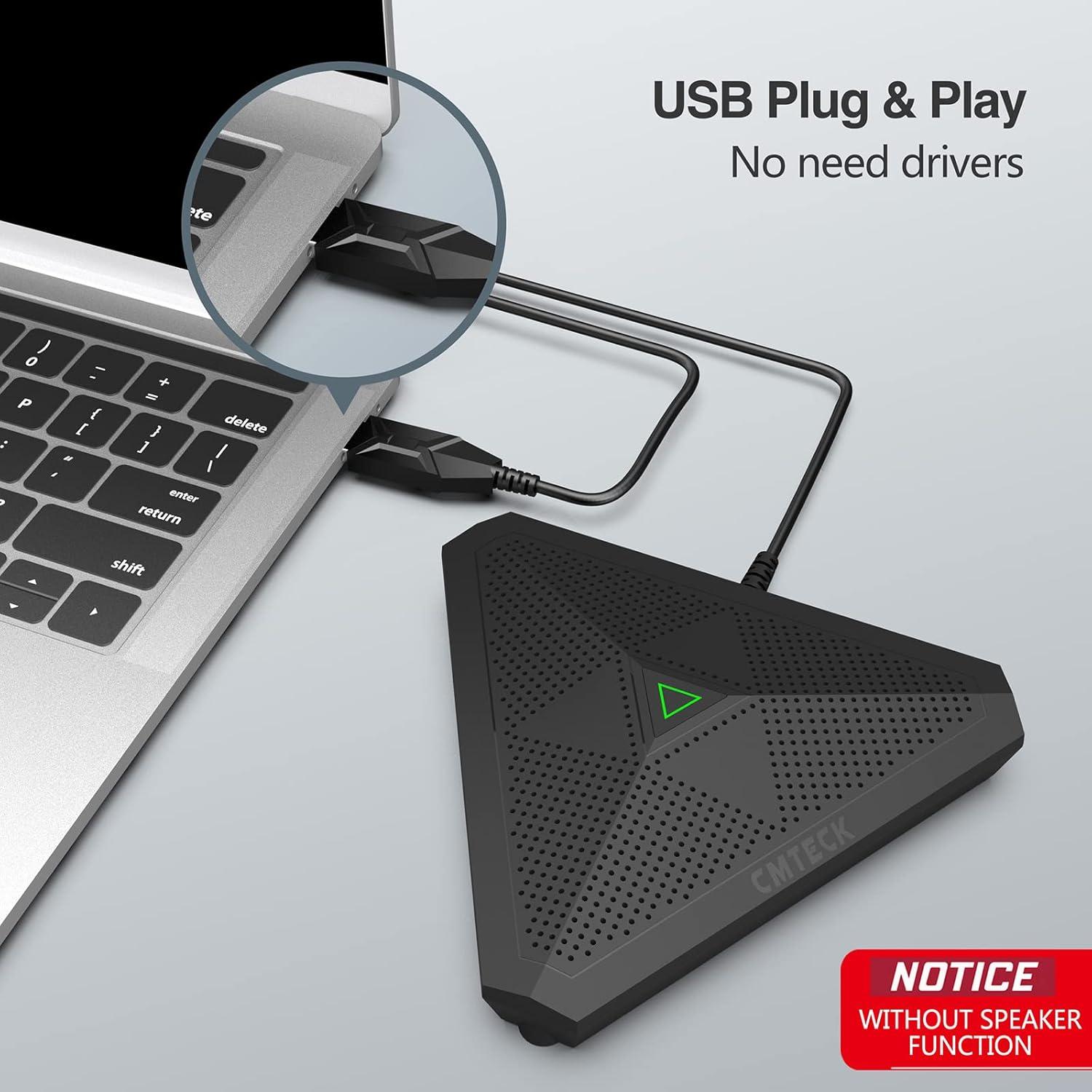 Micrófono USB CMTECK CM001 Omnidireccional para Conferencias