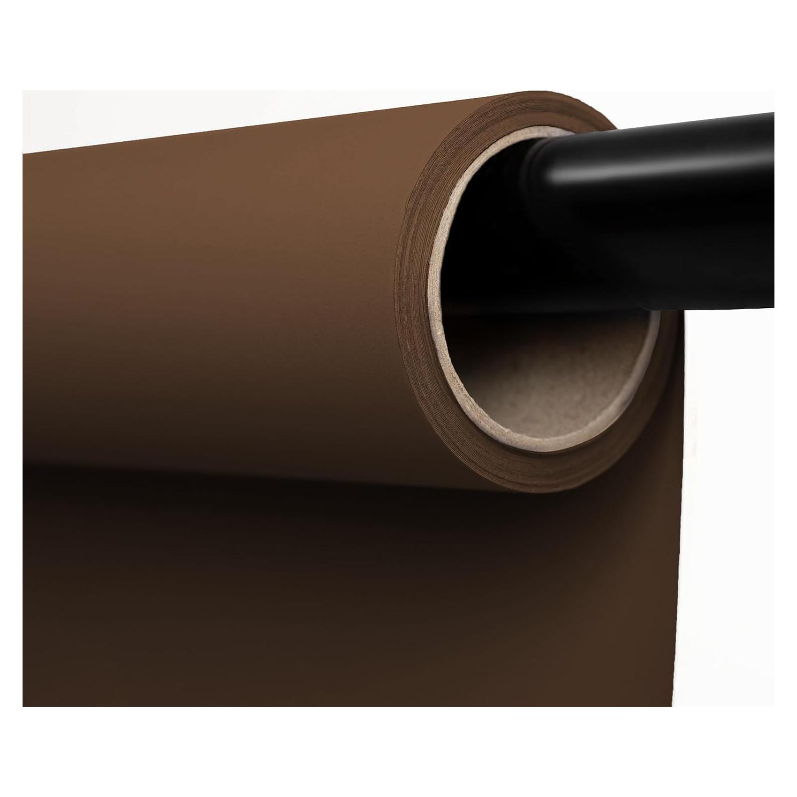 Fondo de Papel Sin Costuras Kate 135cm x 5m Marrón Coco