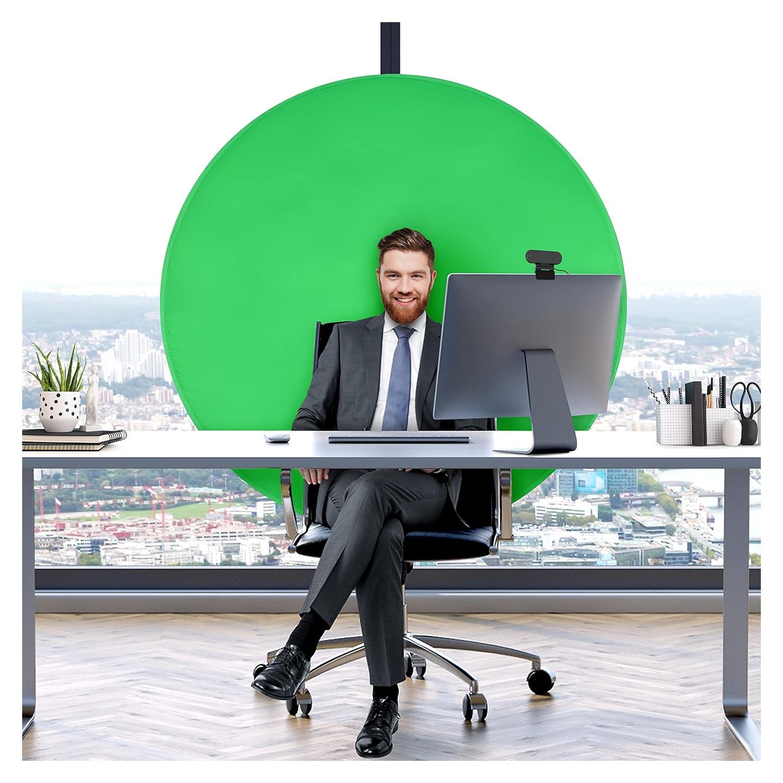 Fondo de Webcam Plegable Webaround Verde 160 cm Chroma-Key