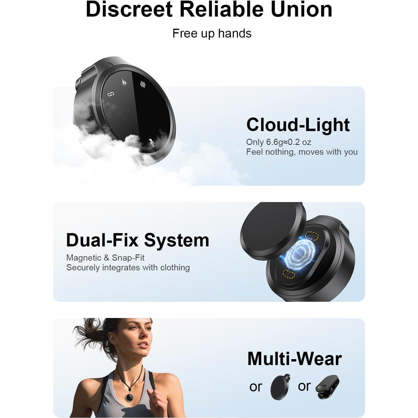 Micrófono Lavalier Inalámbrico BILIWAL M18 con Estuche 56H