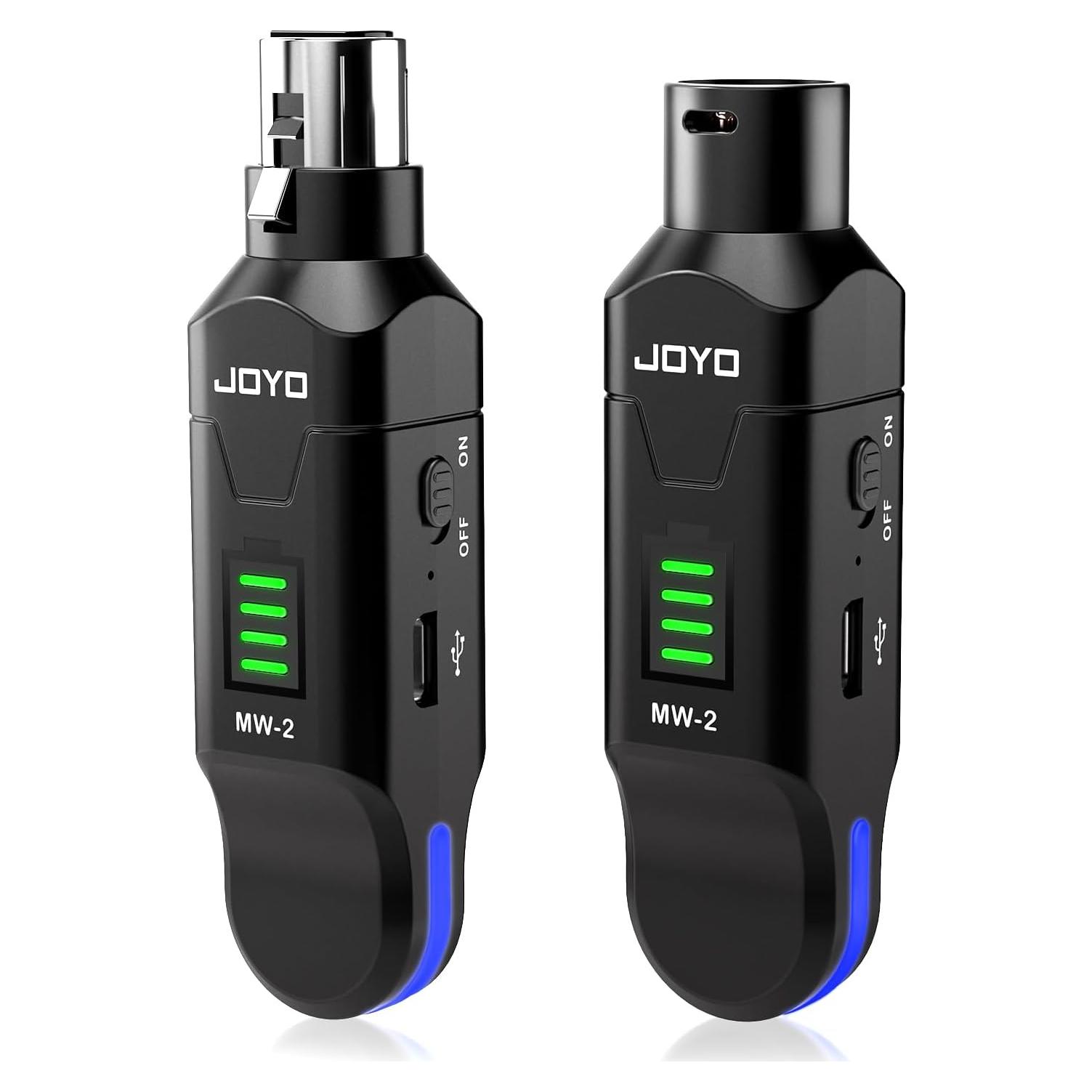 Micrófono Inalámbrico JOYO MW-2 2.4GHz 4 Canales Phantom