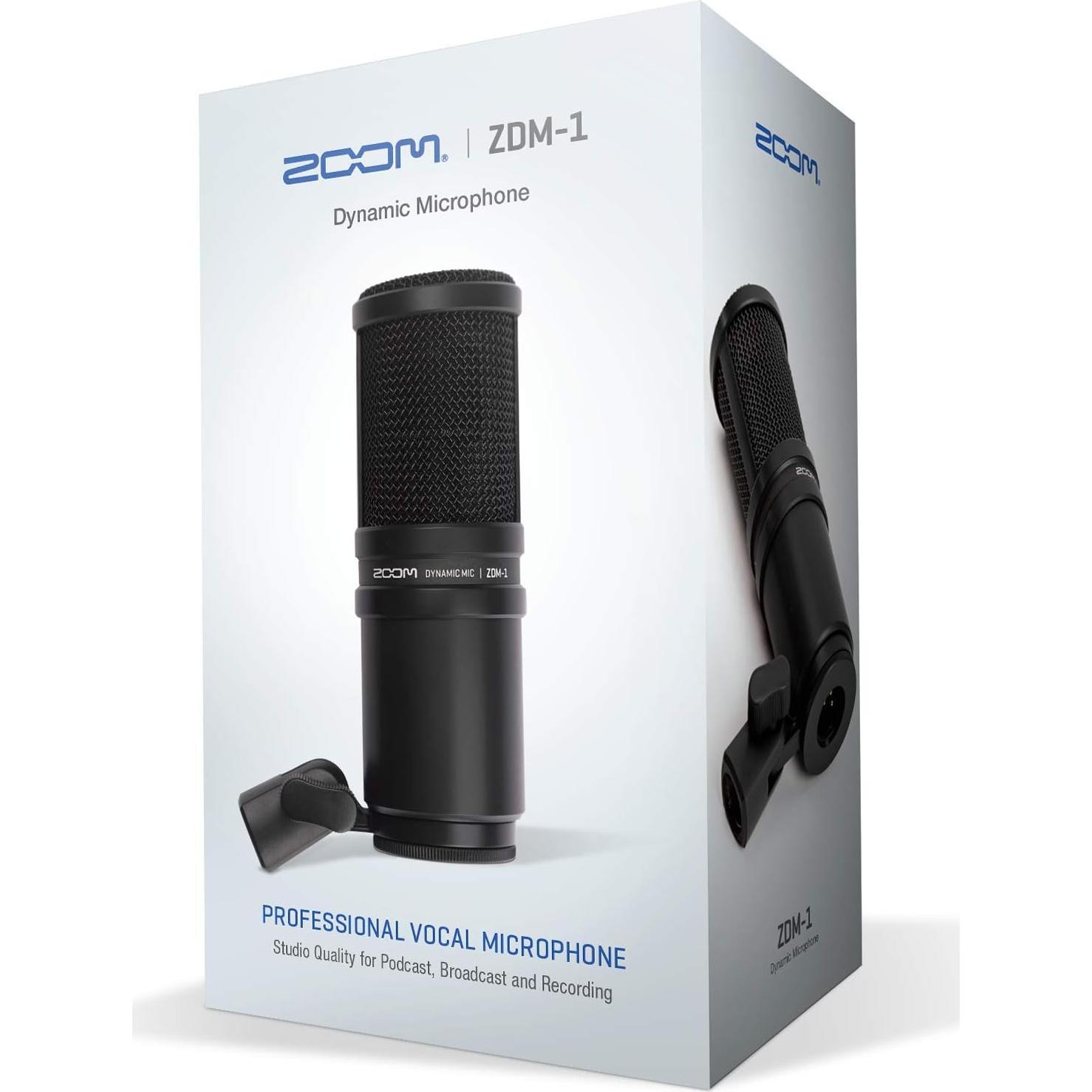 Micrófono Dinámico Zoom ZDM-1 para Podcasting y Doblajes