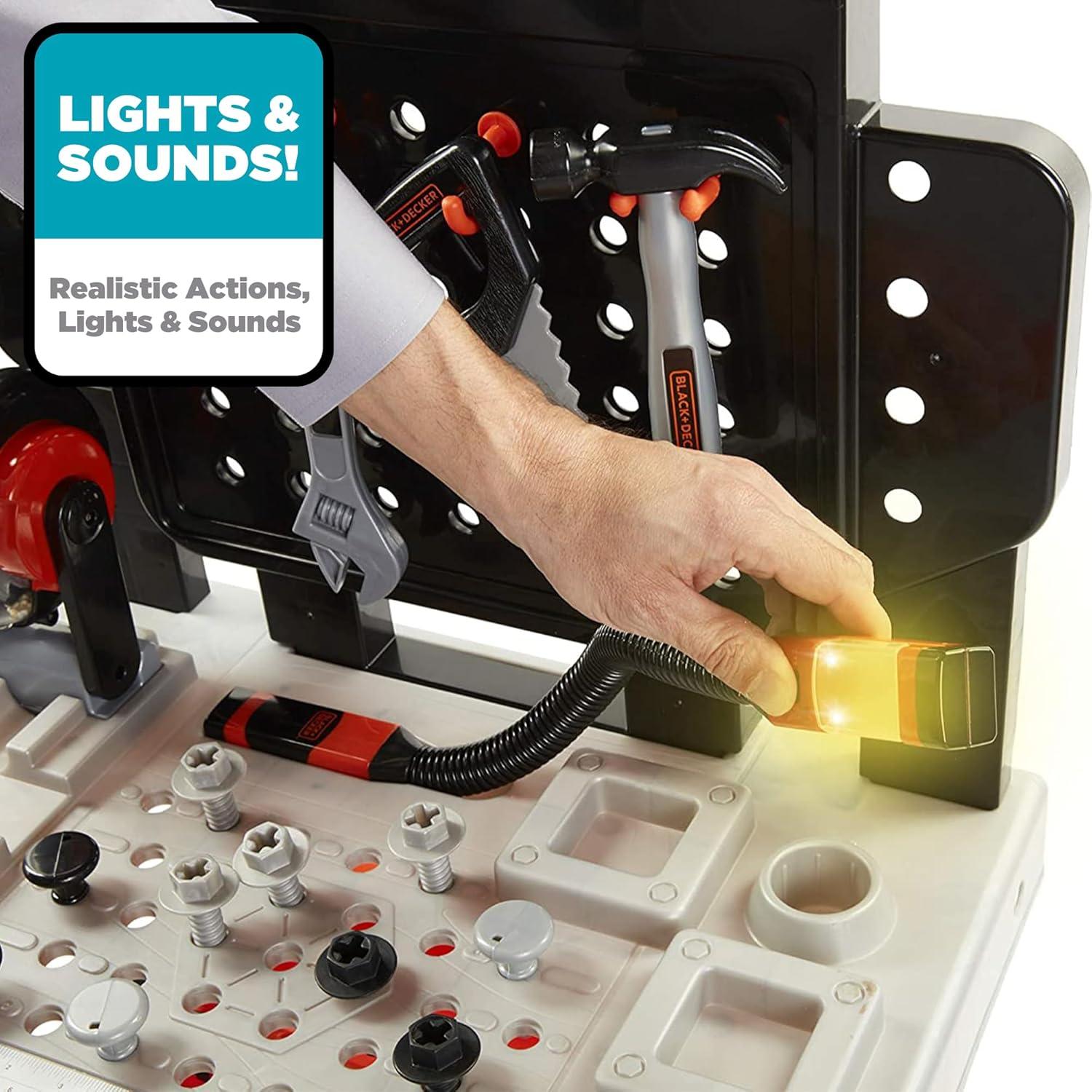 Banco de Trabajo Black+Decker Junior - 75 Herramientas Realistas