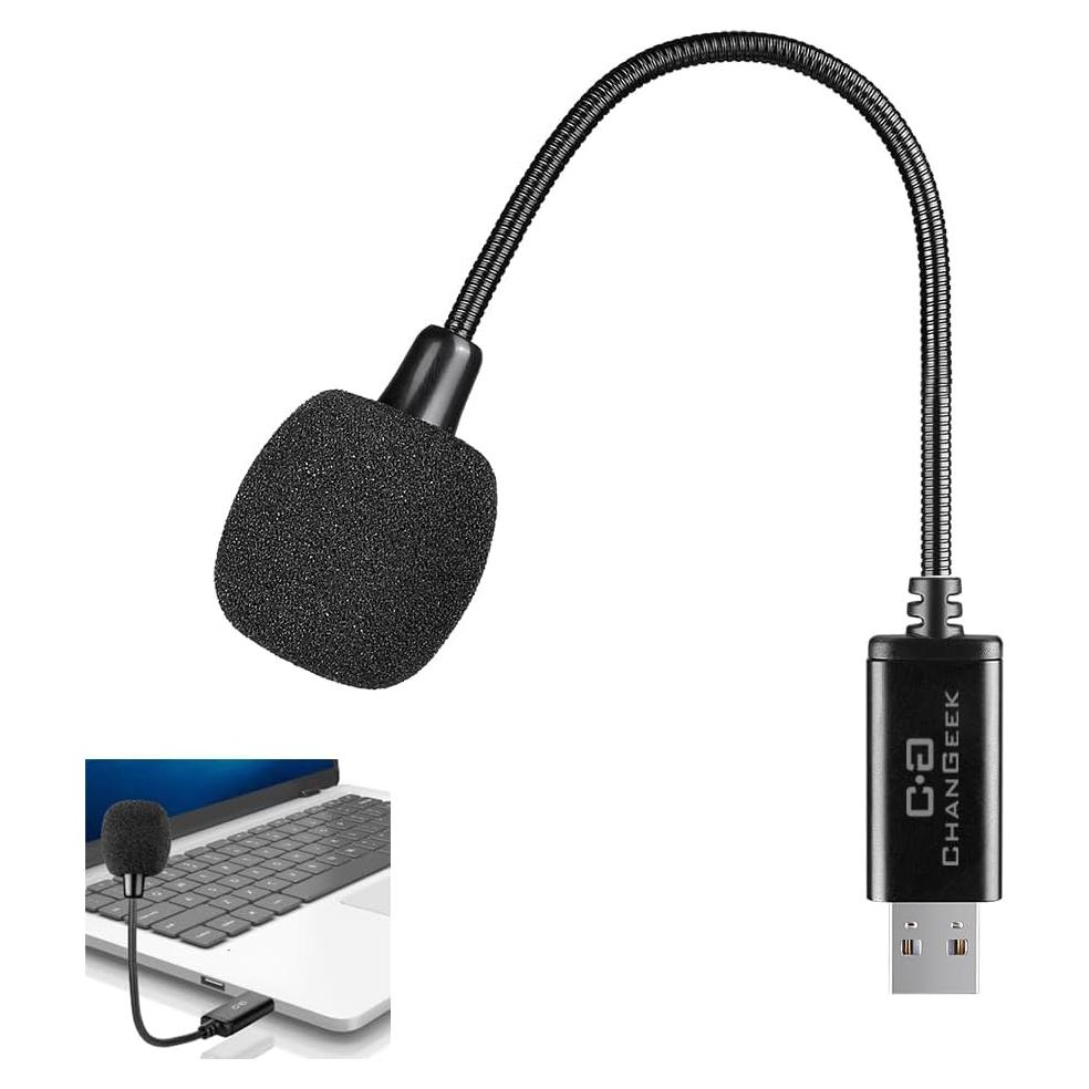 Micrófono Mini USB ChanGeek CGS-M1 con Cuello de Ganso
