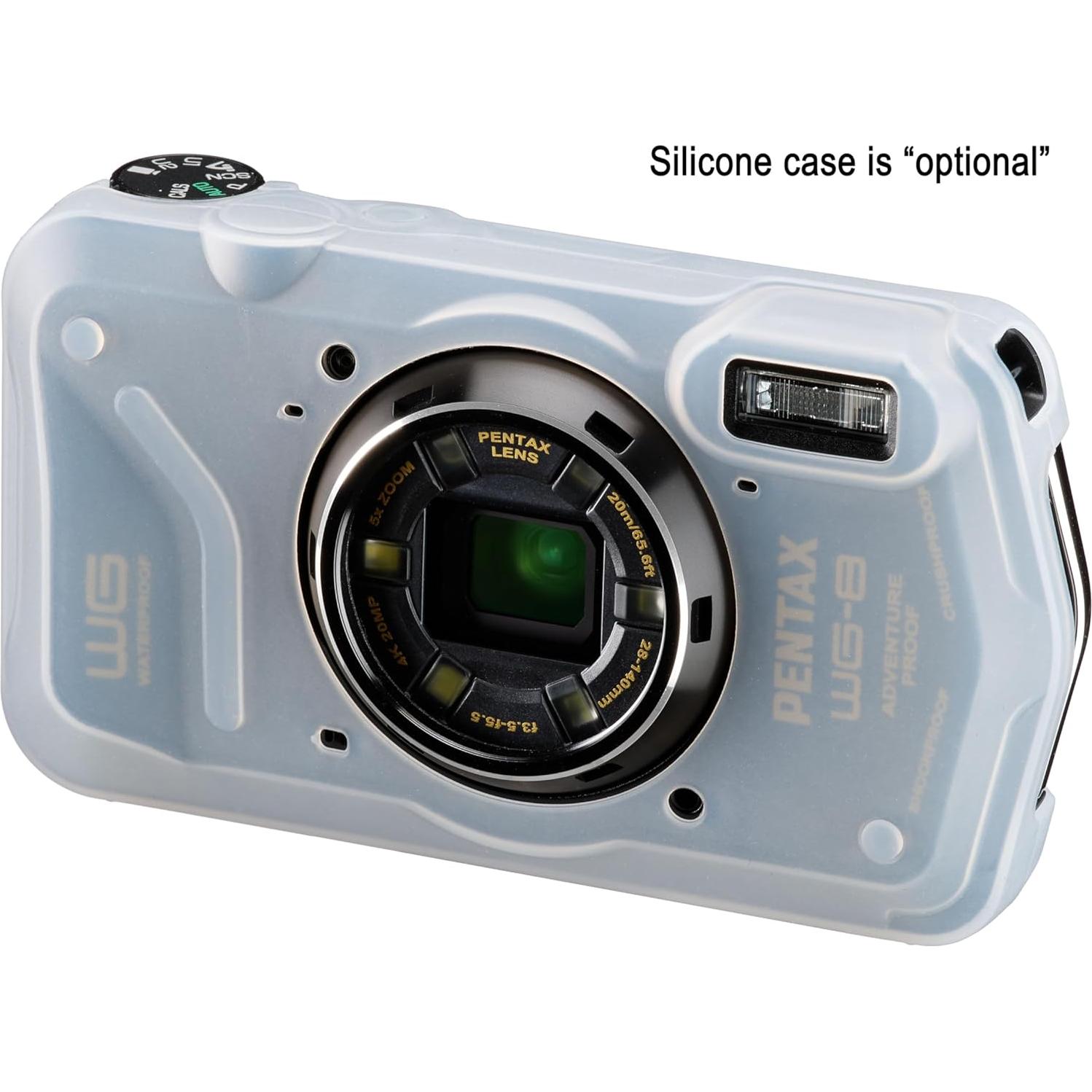 Cámara de Aventura PENTAX WG-8 Negra 20MP 4K Resistente Agua