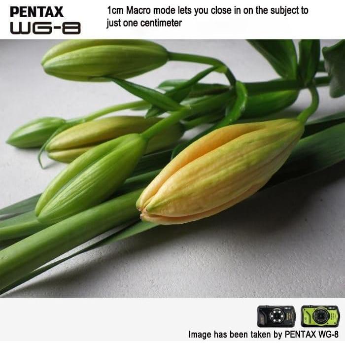 Cámara de Aventura PENTAX WG-8 Negra 20MP 4K Resistente Agua