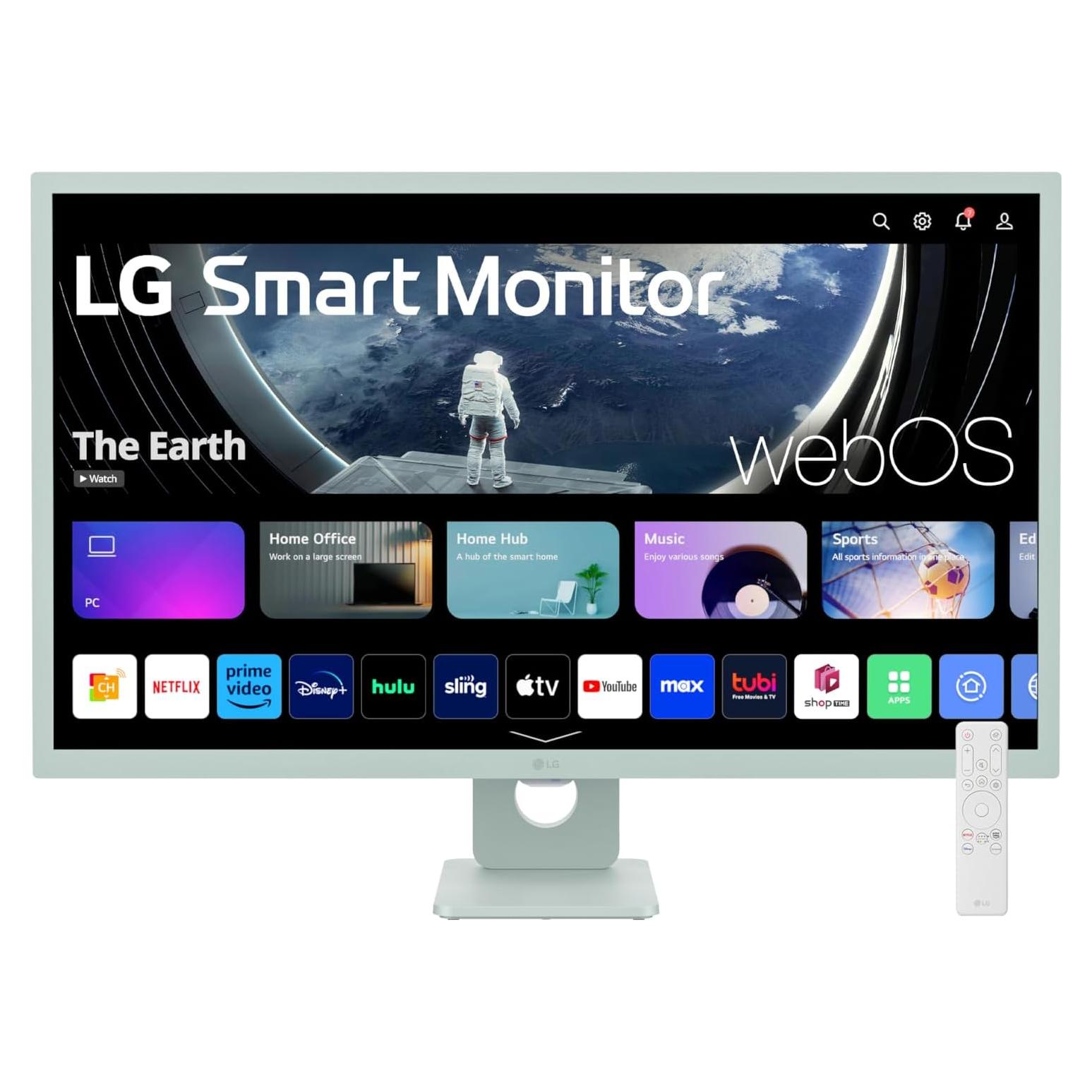 Monitor Inteligente LG 32SR50F-G 32" FHD IPS webOS 23 Verde
