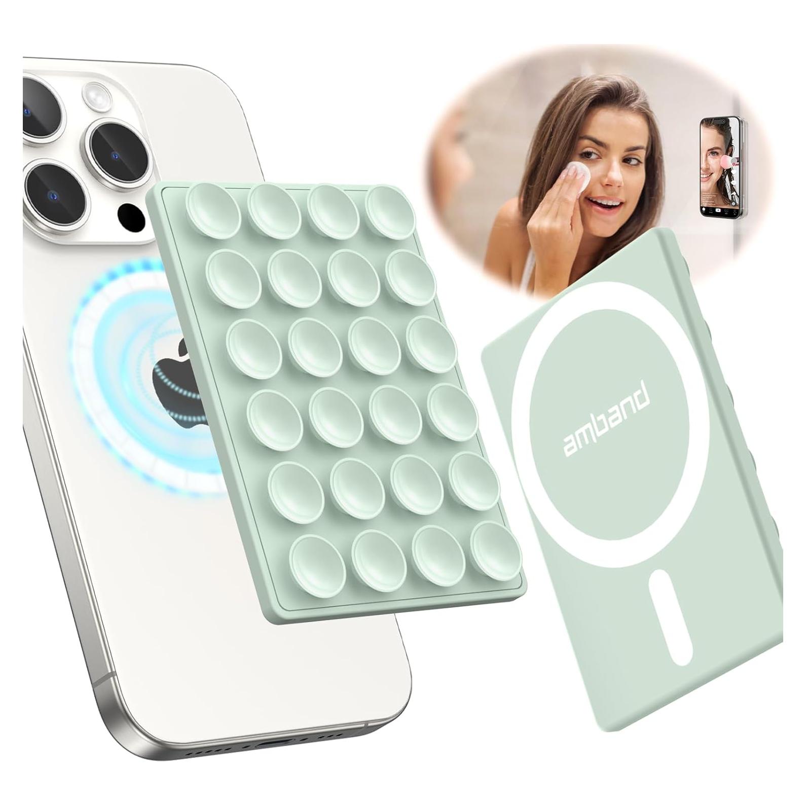 Soporte Magnético para Teléfono amBand - Verde Matcha, 7.62cm