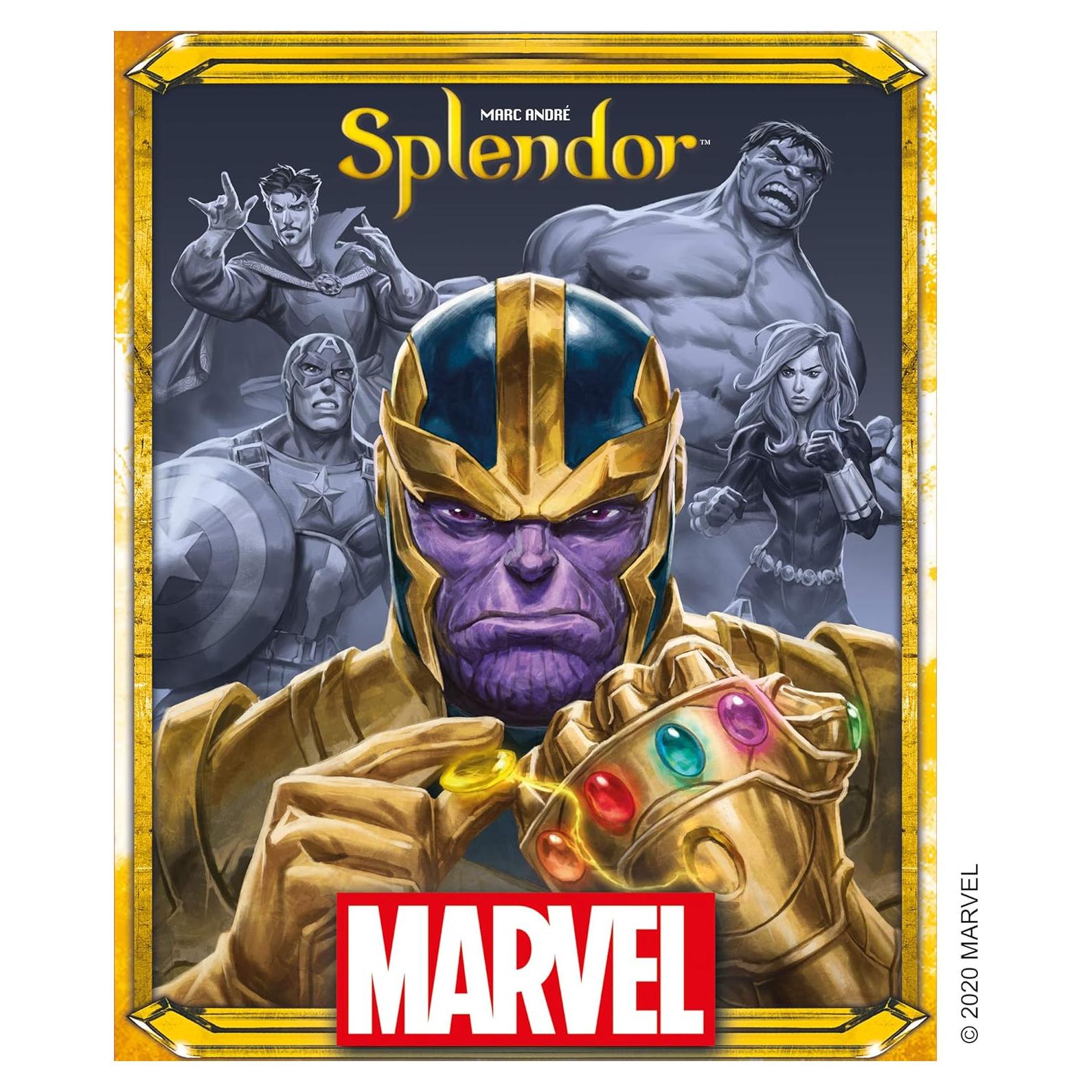 Juego de Mesa Marvel Splendor - Estrategia 2-4 Jugadores