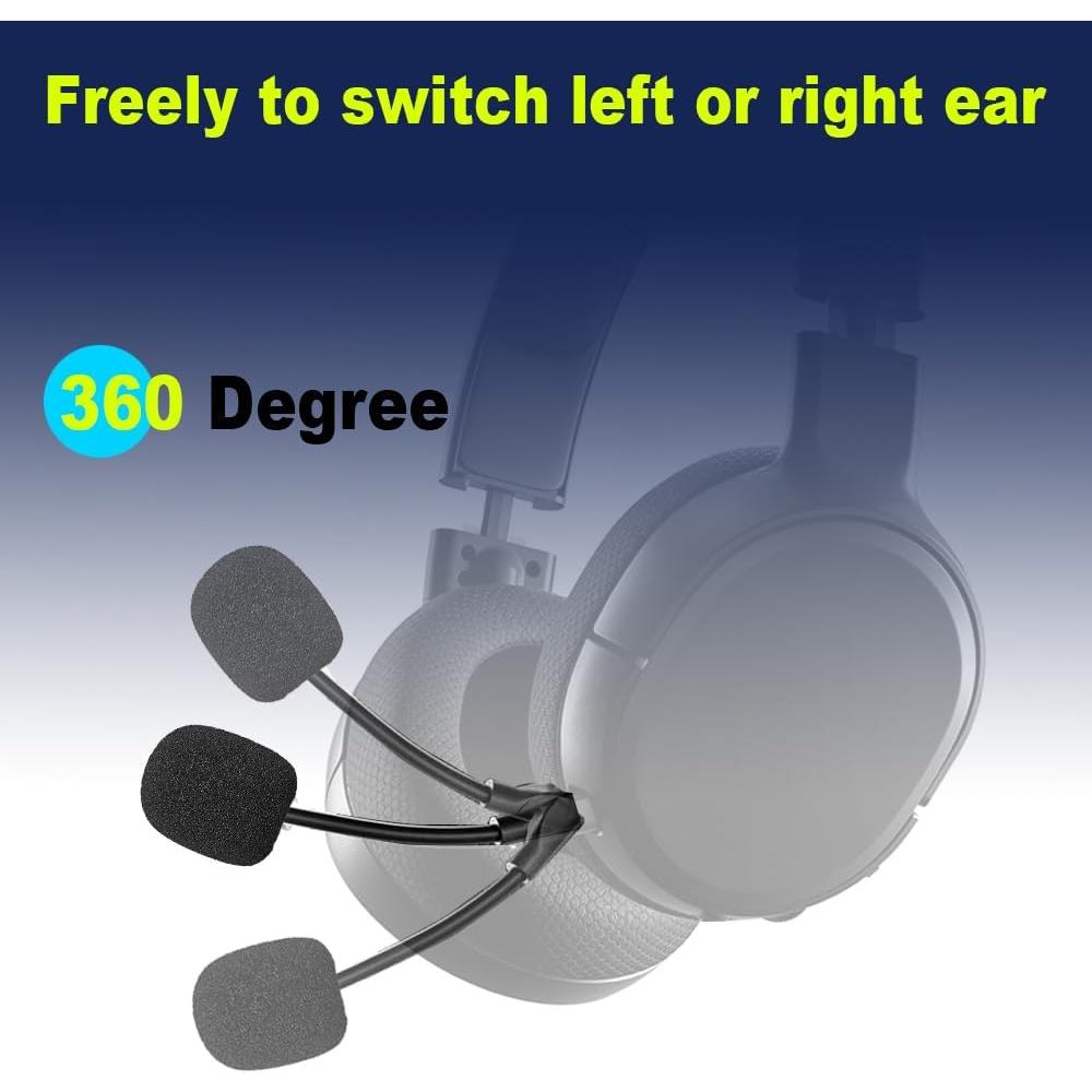 Replacement Microphone for SteelSeries Arctis 1 Gaming Headset, 3.5 mm Jack, Can Be Bent 360 Degrees, Clear Sound Quality