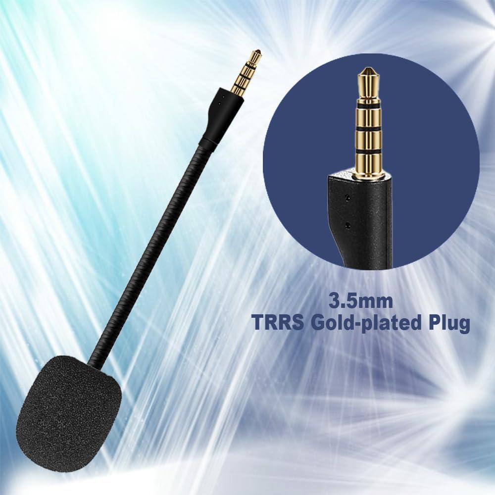 Replacement Microphone for SteelSeries Arctis 1 Gaming Headset, 3.5 mm Jack, Can Be Bent 360 Degrees, Clear Sound Quality