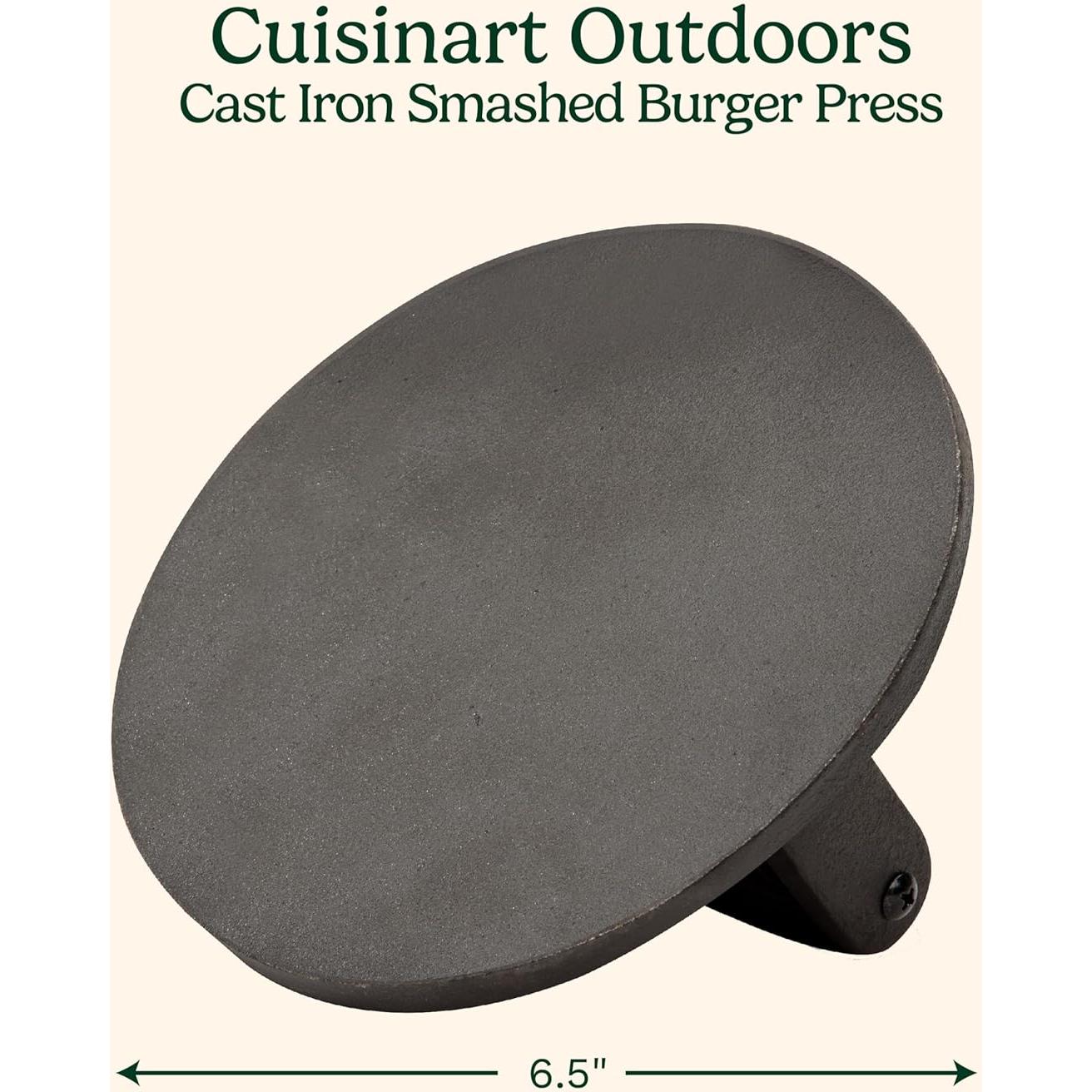 Prensa de Hamburguesas Cuisinart Hierro Fundido 15.24 cm