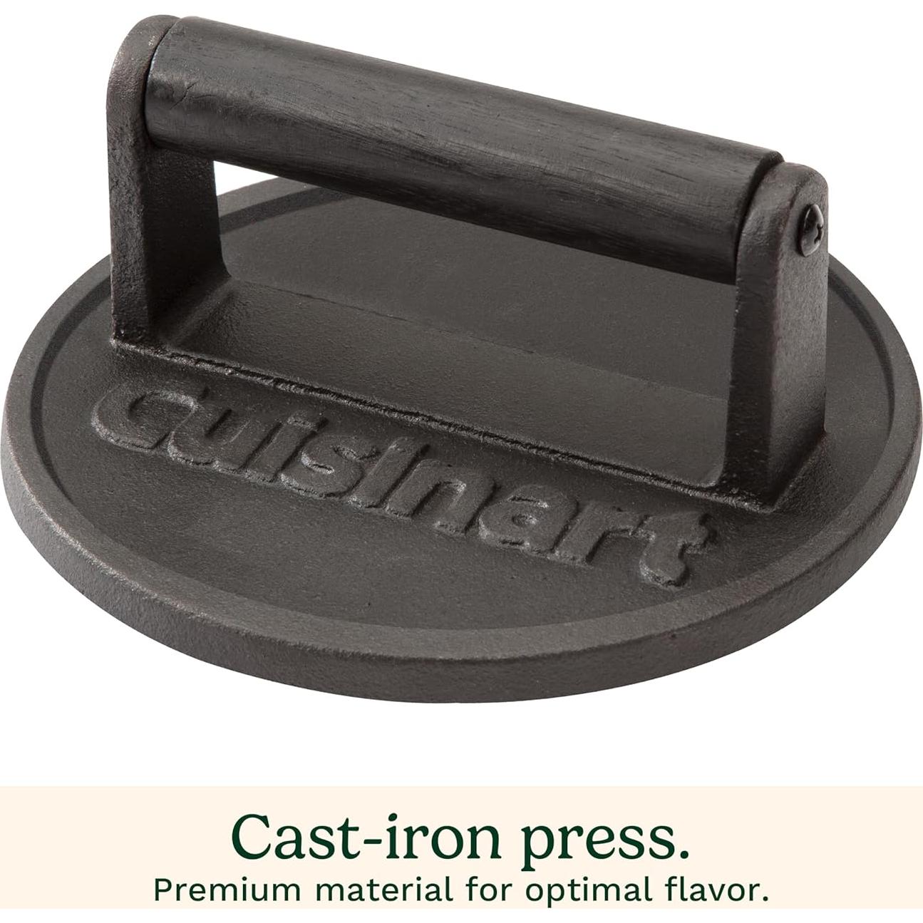 Prensa de Hamburguesas Cuisinart Hierro Fundido 15.24 cm