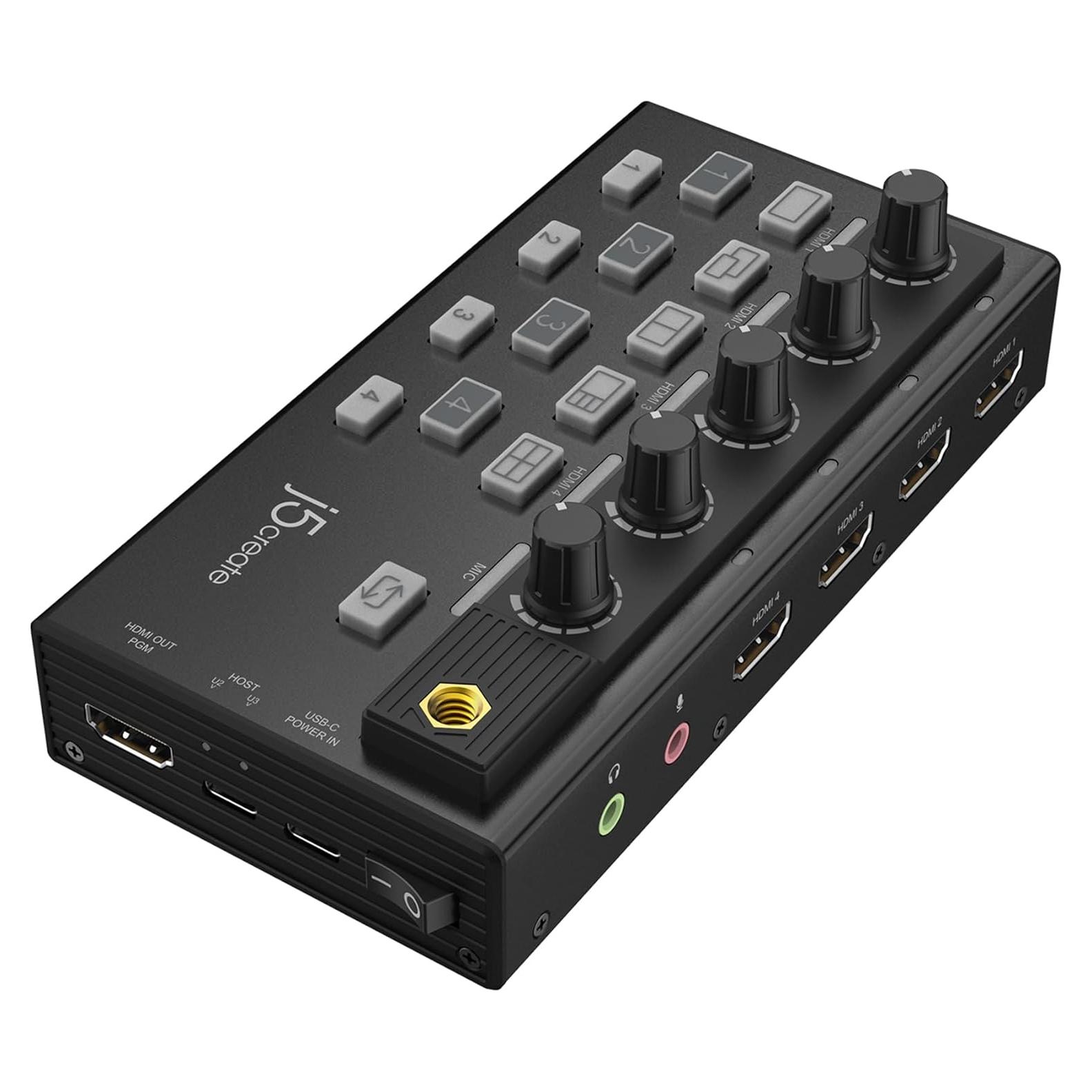 Estación de Transmisión en Vivo j5create JVA08 HDMI 1080p