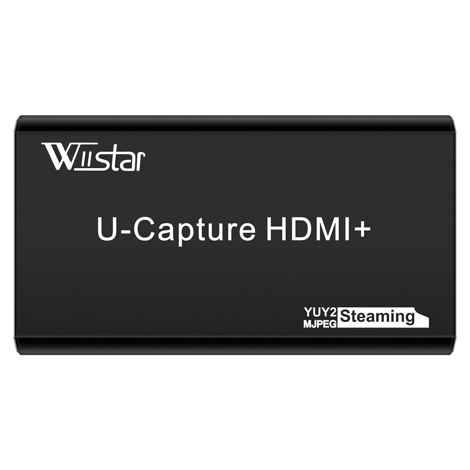 Tarjeta de Captura de Video Wiistar UHUV30 1080P 60fps HDMI USB 3.0