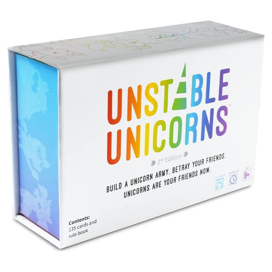 Juego de Cartas Unstable Unicorns - TeeTurtle - 135 Cartas