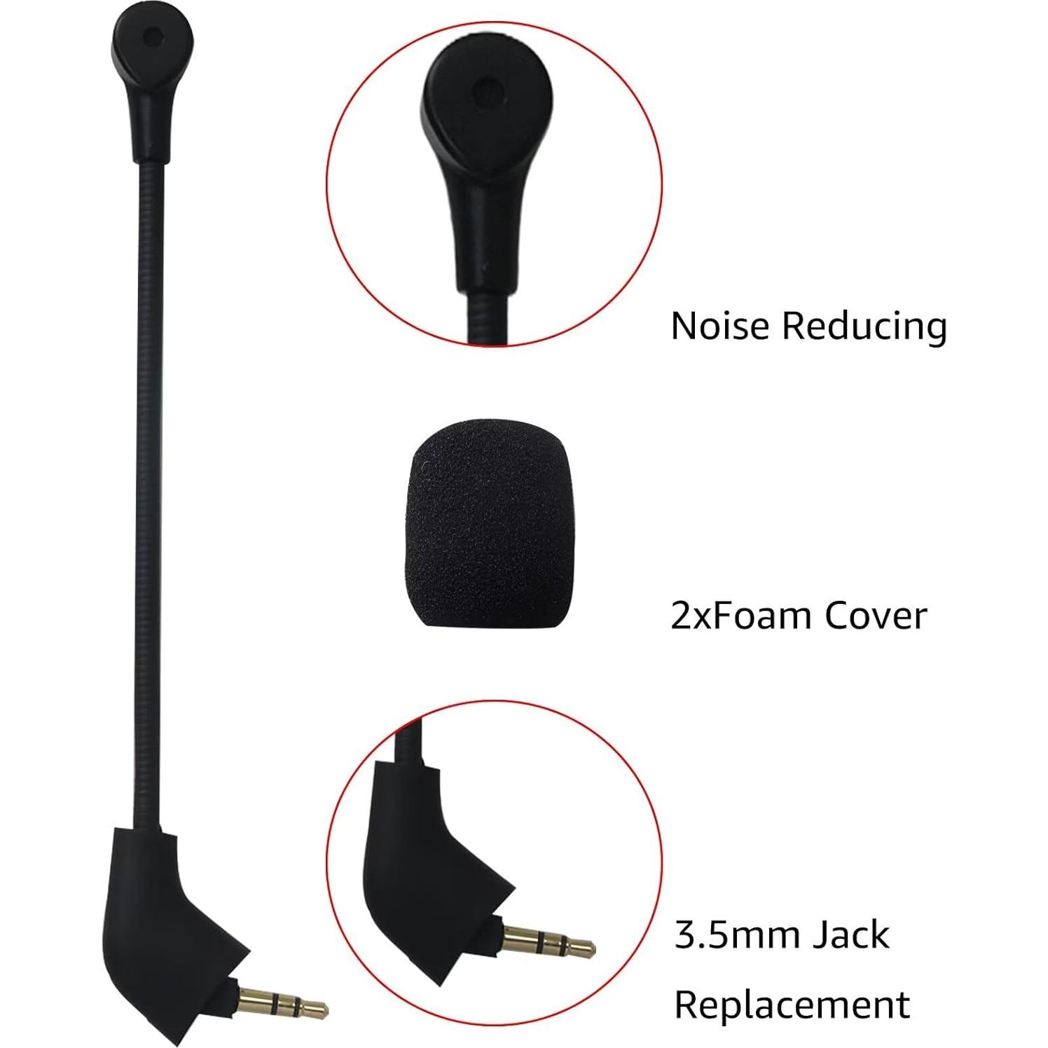 Micrófono de Reemplazo 3.5mm GRABOTE para HyperX Cloud II