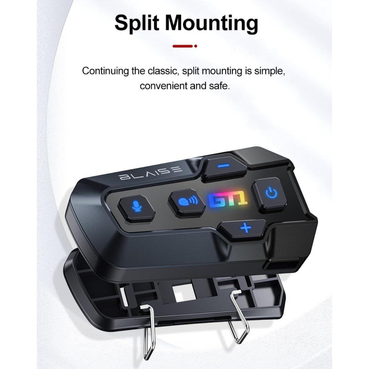 Auricular Bluetooth Logto GT1 Intercomunicador Motocicleta IPX6