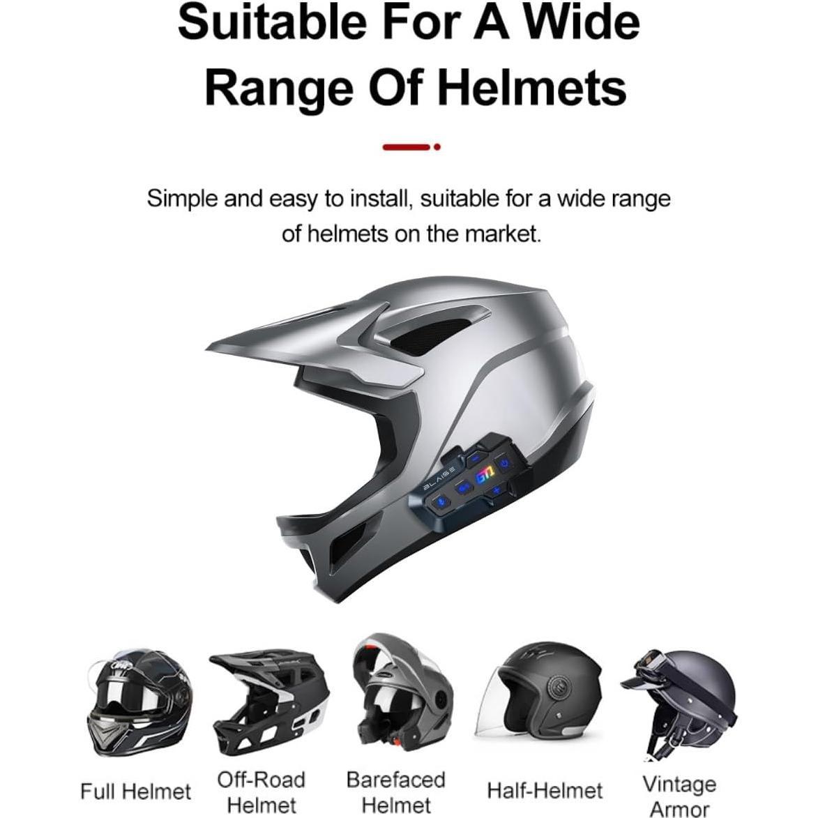 Auricular Bluetooth Logto GT1 Intercomunicador Motocicleta IPX6