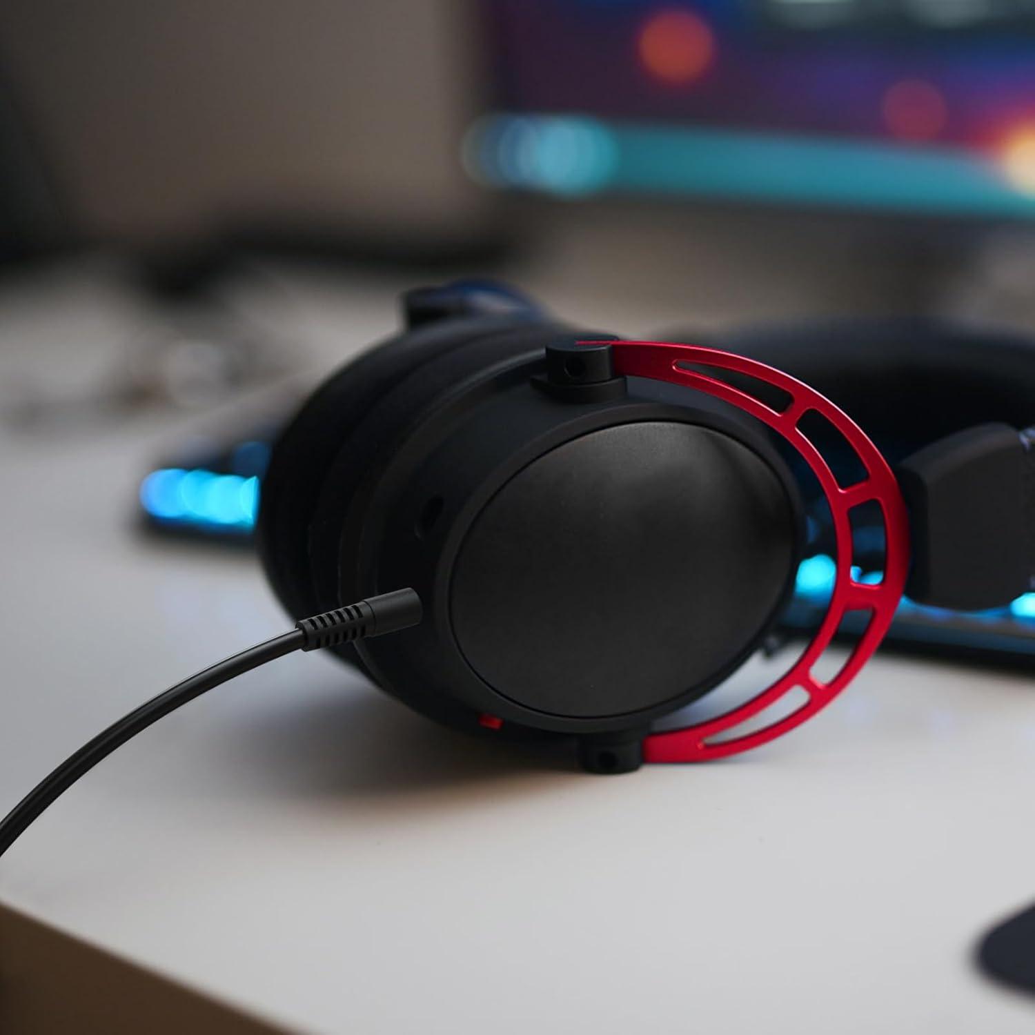 Cable de Audio AUX Enrollado 3.5mm Saipomor para HyperX